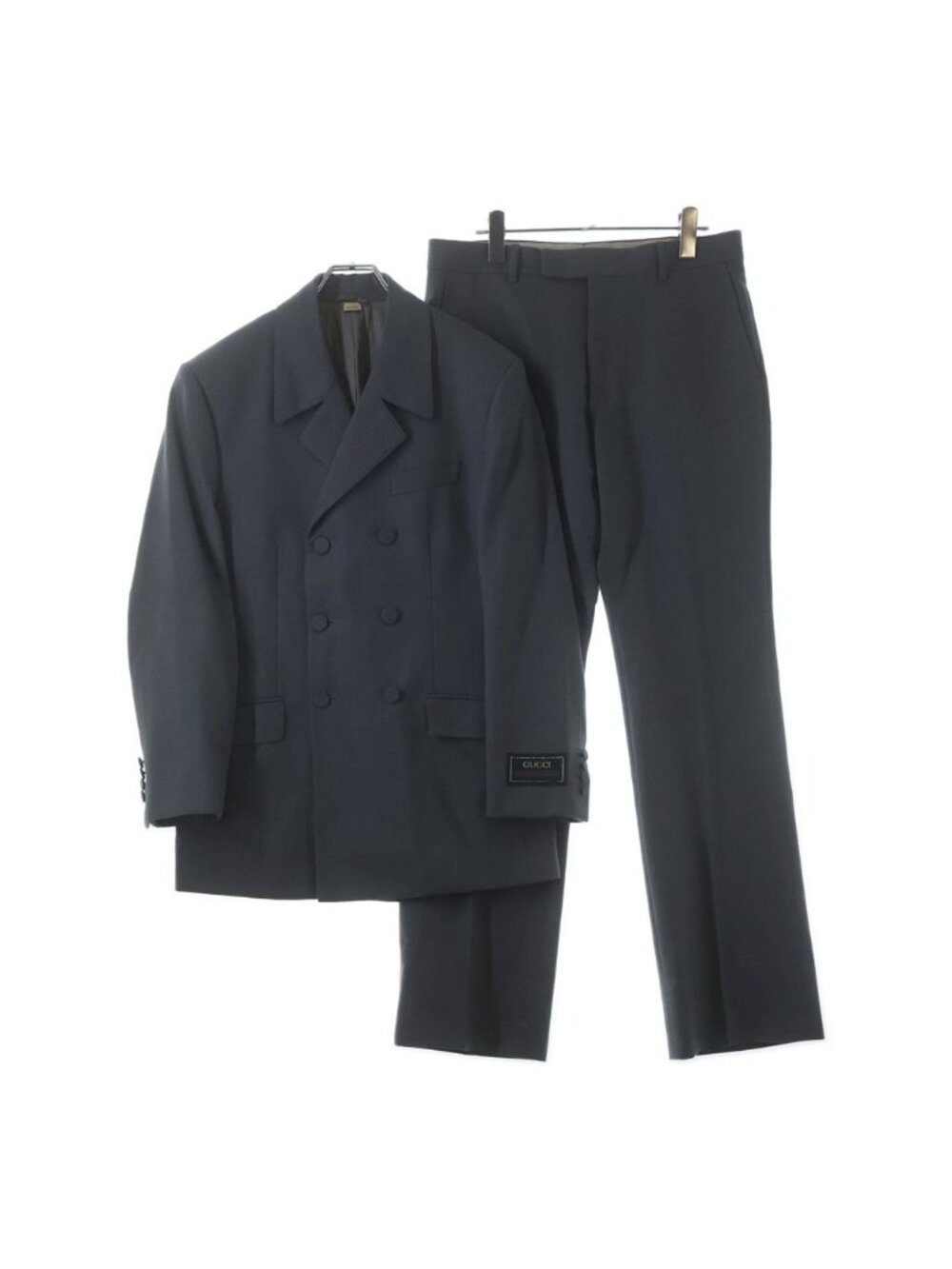 Gucci Suit Set Jacket Pants Gray 46